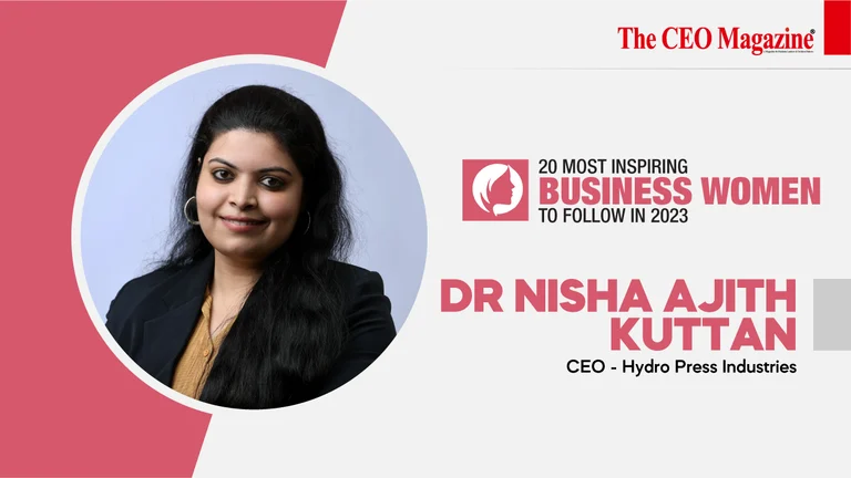 Dr Nisha Ajith Kuttan - CEO - Hydro Press Industries